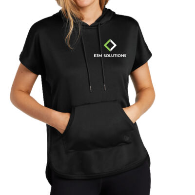New Era Ladies Performance Terry Short Sleeve Hoodie Thumbnail