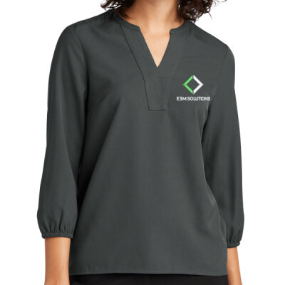 Mercer+Mettle® Women's Stretch Crepe 3/4-Sleeve Blouse Thumbnail