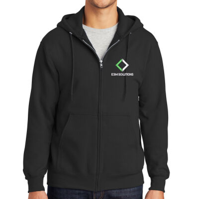 Port & Co™ Tall Essential Fleece Full-Zip Hooded Sweatshirt Thumbnail