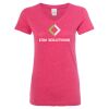 Women’s Glitter V-Neck T-Shirt Thumbnail